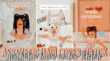 Aesthetic Hair Codes - roblox hair codes aesthetic