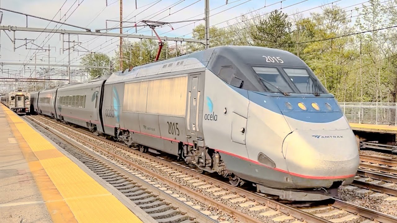 FAST AMTRAK TRAINS @ Princeton Junction! (4/24/25) Part 3/3
