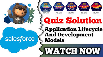 Application Lifecycle and Development Models | Salesforce Trailhead | Quiz Solution