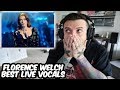 Florence Welch Best Live Vocals Reaction (Patreon Request)
