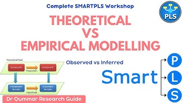 7. Theoretical vs Empirical Modelling | Observed vs Inferred | Research Analysis| #smartpls