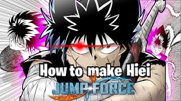How do you make Dark Tournament Arc Hiei from in Jump Force | CAC Tutorial