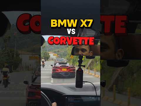 🚀 CORVETTE vs BMW X7 ☄️#bmw #corvette #chevrolet #maximavelocidad #topspeed