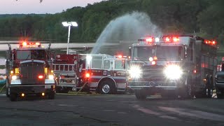 Tankers Responding to a Working Barn Fire  Union Township 8/30/20