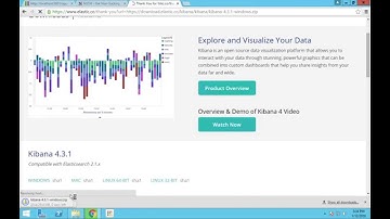 Running Kibana as a service in Windows - ELK Stack - Video 2