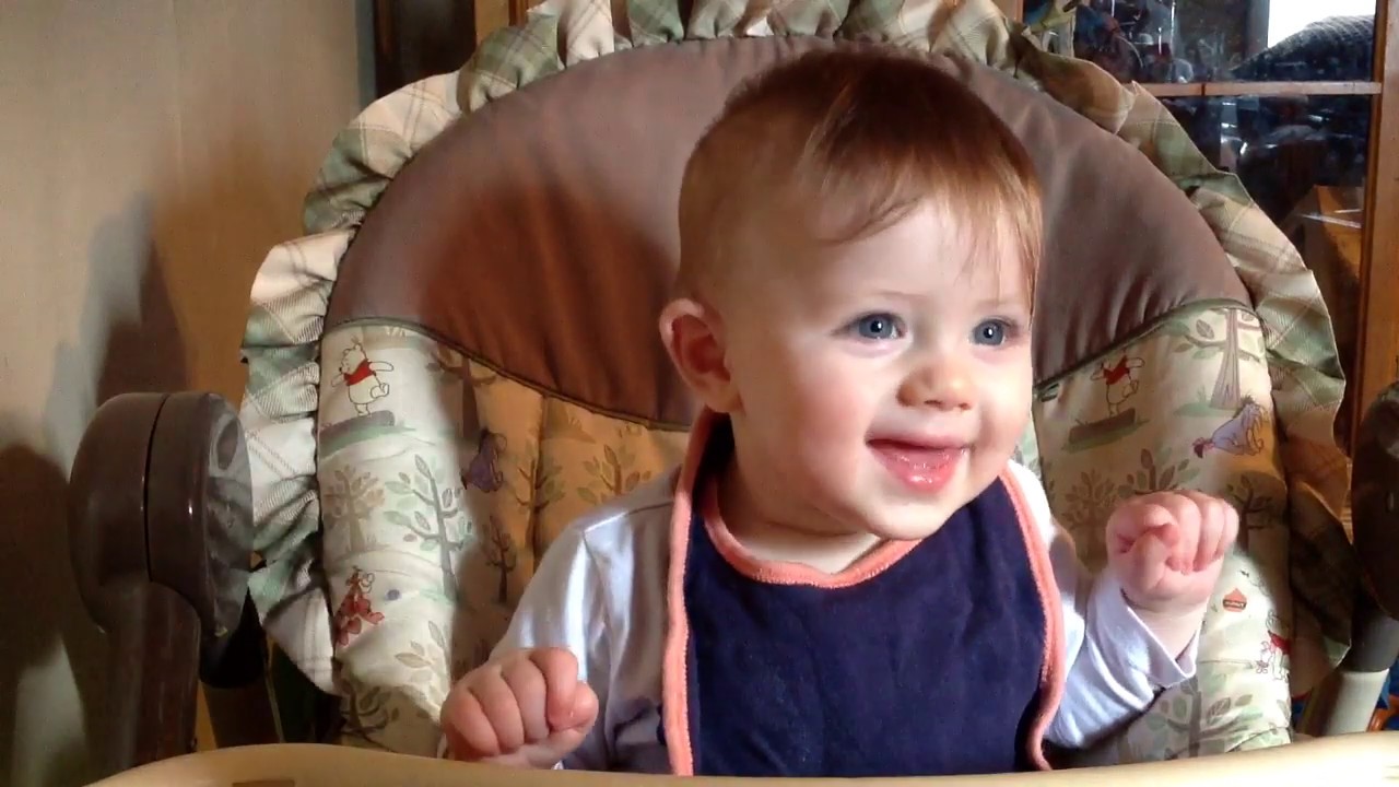 My Breastfed 10 Month Old Baby Boy Son Eats His Favorite Food Gerber