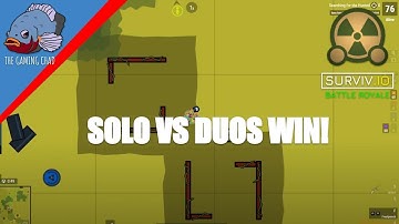 DUOS - SOLO VS DUOS WIN w/ AWM-S | SURVIV.IO Savannah Map