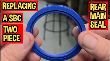 Replacing A Rear Main Seal Is Easy When The Engine Is Out!! Chevy Impala 350 Small Block