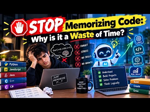 STOP Memorizing Code: کوڈ رٹنا وقت کا ضیاع کیوں ہے؟ | Learn Programming the Smart Way