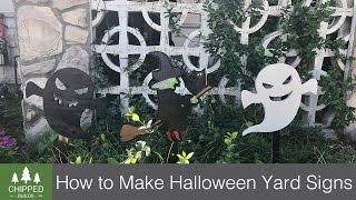 In this video I show you how to make some simple Halloween yard decorations. I use limited tools in this project so anyone can ...