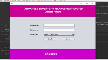 Advanced Inventory Management System JAVA & MySQL -  PART 2   ( Connection to MySQL Database )
