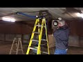 Jetting an Overhead Kitchen Line in a Garage