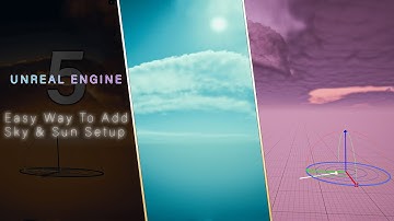 Unreal Engine 5: How To Add Sky & Sun Setup [5mins]