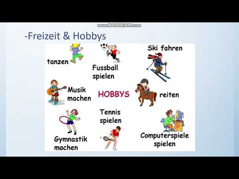 Almanca Hobiler Boş Zaman Aktiviteleri - Almanca A2 10.Sınıf Almanca | 7.Ünite - Freizeitaktivitäten