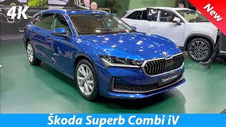 НОВАЯ Škoda Superb Combi 2024 — ПЕРВЫЙ взгляд в 4K (Экстерьер — Интерьер) iV PHEV