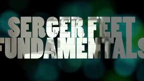 Serger Feet Fundamentals: Gathering Foot