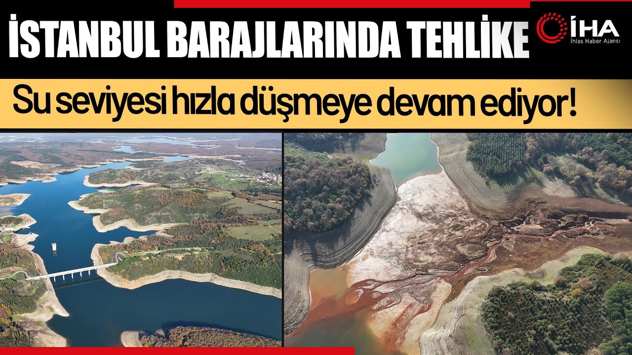 İstanbul’un Su Krizi Derinleşiyor : Barajlarda Doluluk Dibe Vurdu!