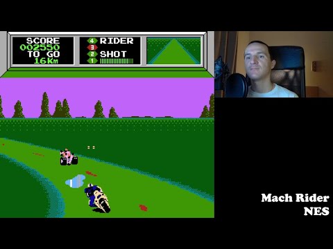 Mach Rider. NES. Геймплей