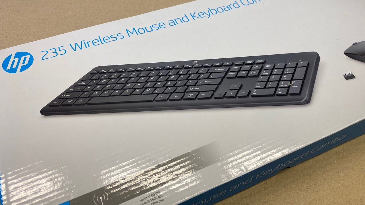 HP 235 Wireless Mouse And Keyboard Combo YouTube