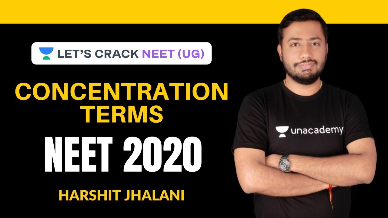 Concentration Terms | Complete NEET 2020 DPP Series | Daily Practice Paper | NEET 2020