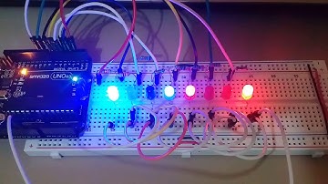 Circuito Luces 8 Cambios Secuenciales ( ARDUINO )