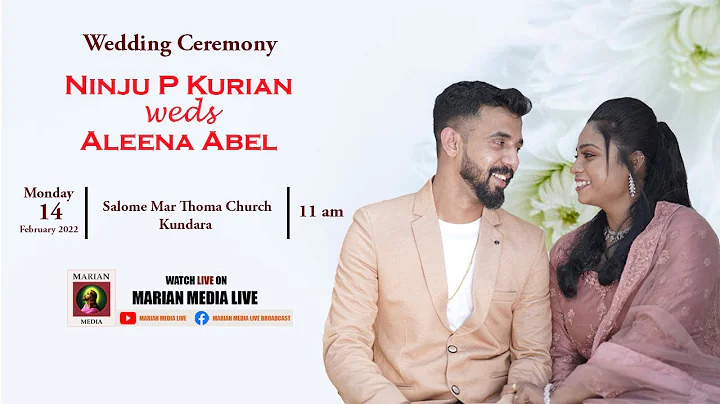 wedding ceremony - Ninju P Kurian weds Aleena Abel...