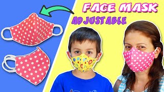 Hello! in this video i show you how to make an adjustable face mask
with filter. the pattern is different sizes a better fit face. also,
can...