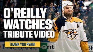 O'Reilly watches tribute video