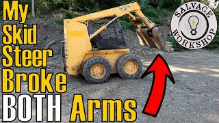 Repairing INCREDIBLE Structural Damage to the OLD Skid Steer ~ 1995 Gehl 5625sx Skid Loader P1 by Salvage Workshop 223,228 views 1 year ago 1 hour, 19 minutes