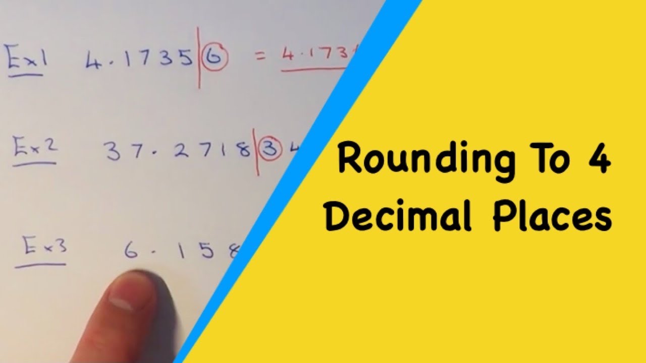 Rounding decimals