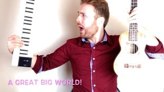 Video thumbnail of "Say Something - A Great Big World (Ukulele Tutorial)"