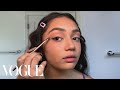Everyday Makeup Reaction Video with Avani Gregg | Vogue