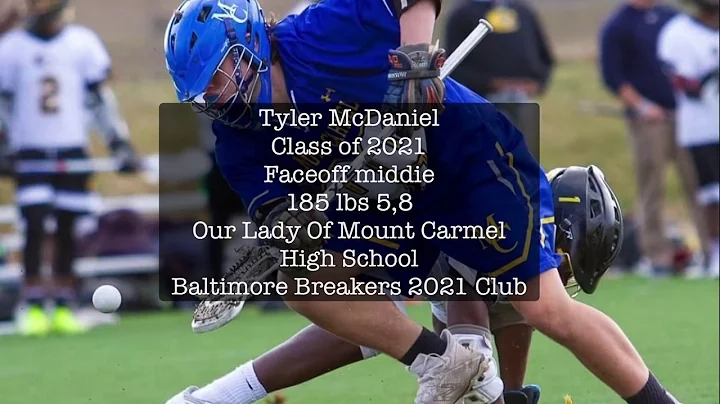 Tyler McDaniel Lacrosse Highlights
