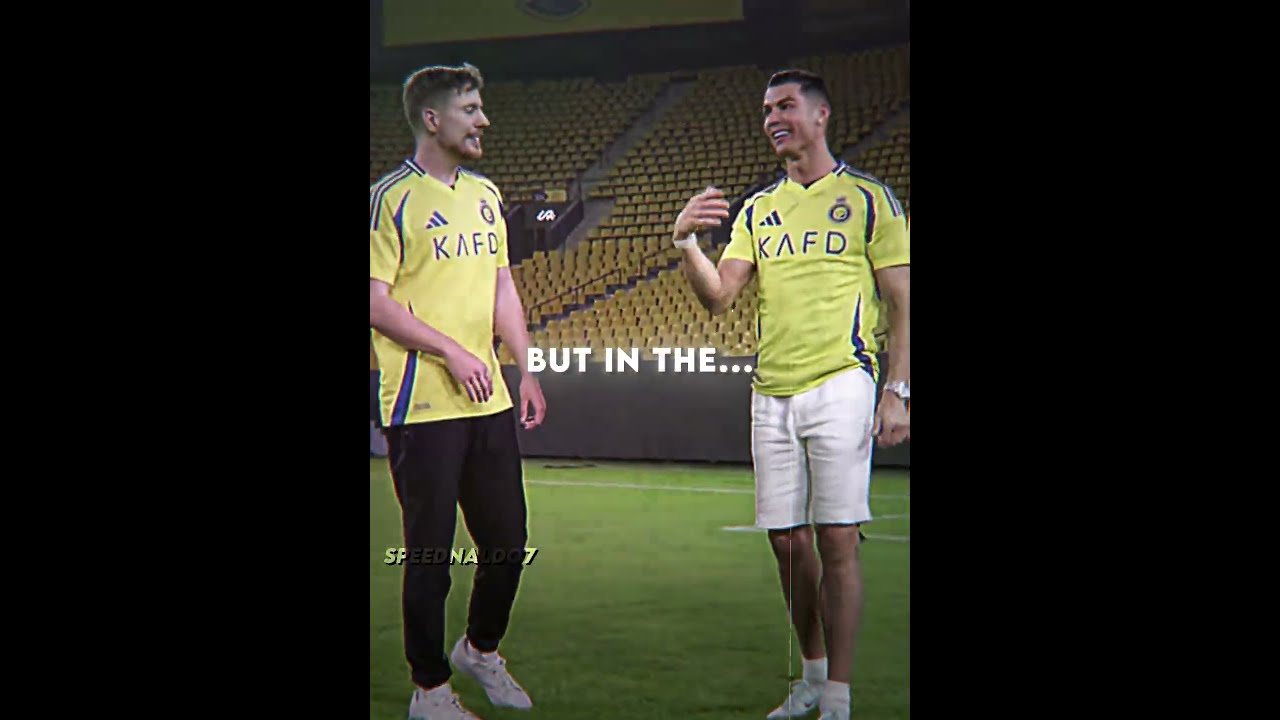 Ronaldo Reacts To IShowSpeed SIU 
