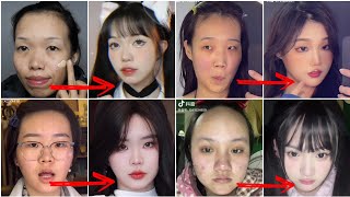 [抖音] Makeup có thể thay đổi bạn thế nào | The magic of makeup | Makeup đỉnh cao của tỷ tỷ Trung (3)