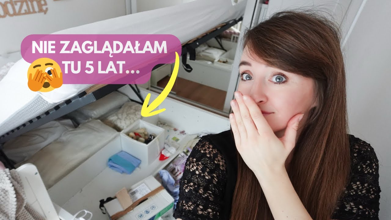 WIOSENNE PORZĄDKI W SYPIALNI 🌷 TO, CO ZNALAZŁAM POD ŁÓŻKIEM, MNIE ZSZOKOWAŁO 😱