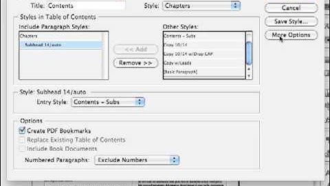 Adobe InDesign CS5.5 - Long Documents Tutorial