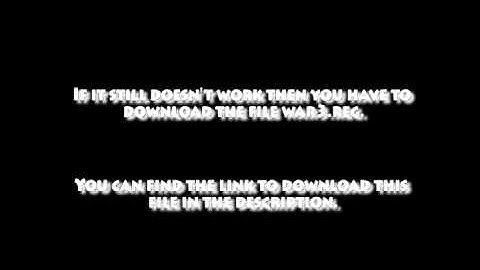 Warcraft error solution(also look at the description)