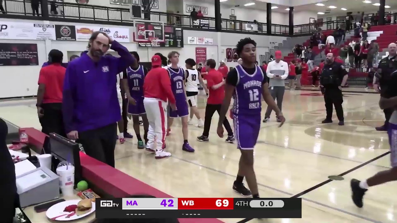 Winder-Barrow vs Monroe Area Varsity Basketball | December 12, 2025