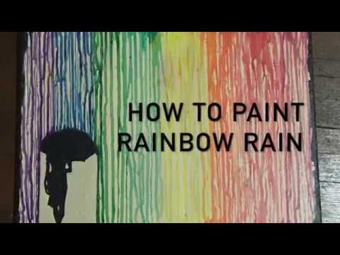 How To Draw Paint Rainbow Rain Youtube How To Draw Paint Rainbow Rain Youtube