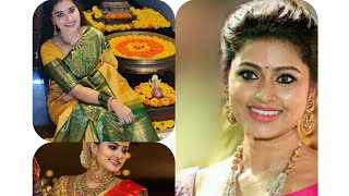 Acterss Sneha Latest Saree And Jewellery Collections