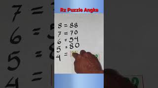 Tes IQ puzzle angka,mencocokan #shorts #puzzle #matematika #puzzlegame
