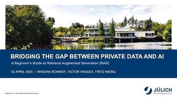 41st HiRSE-Seminar: "Bridging the Gap Between Private Data and AI: A Beginner’s Guide to RAG"