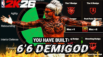 THIS DEMIGOD 1V1 BUILD BROKE NBA2K26 - CONFIRMED BEST 6’6 1V1 BUILD IN THE GAME! BEST BUILD 2K26!