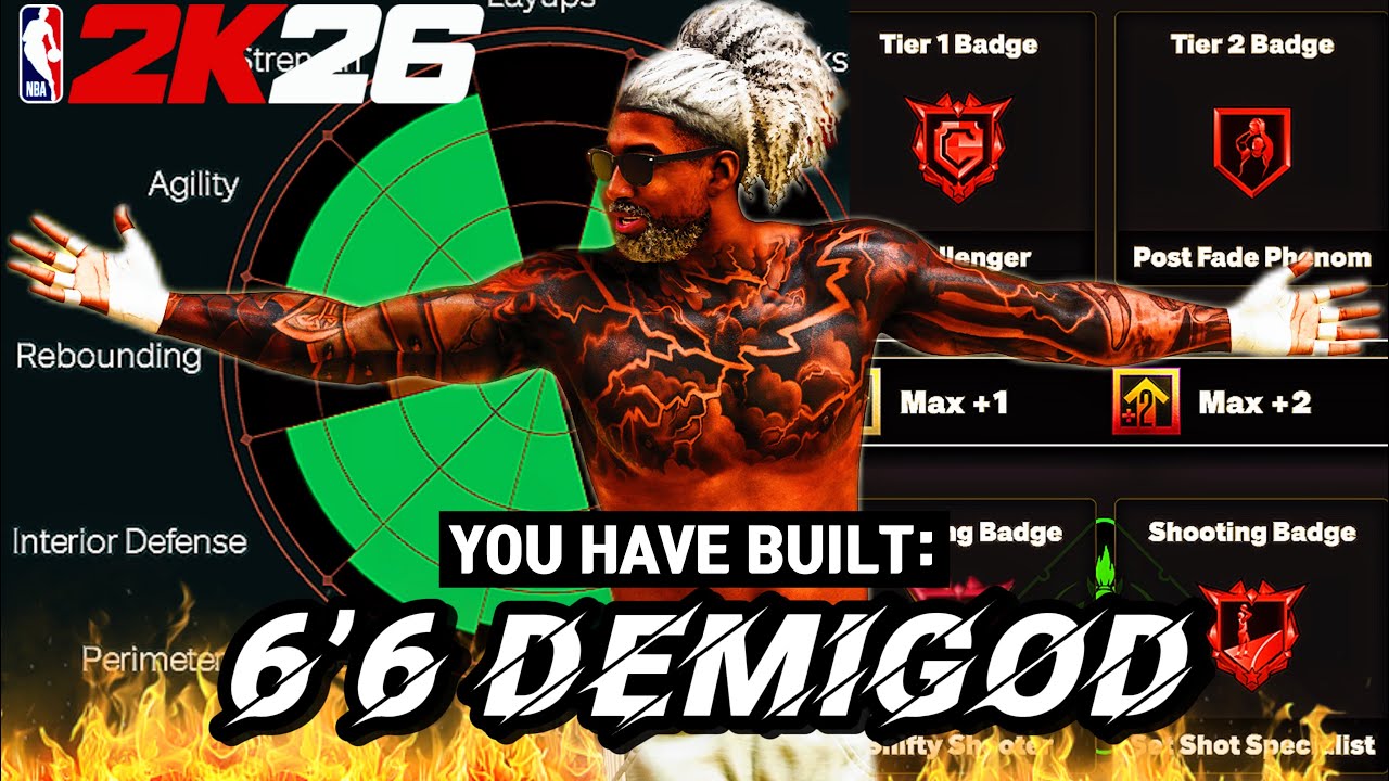 THIS DEMIGOD 1V1 BUILD BROKE NBA2K26 - CONFIRMED BEST 6’6 1V1 BUILD IN THE GAME! BEST BUILD 2K26!