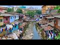 ???????? Mumbai Street Life | Poverty and Slums in Dharavi | 4K HDR India Walking Tour