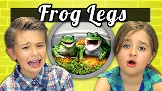 KIDS vs. FOOD #9  FROG LEGS