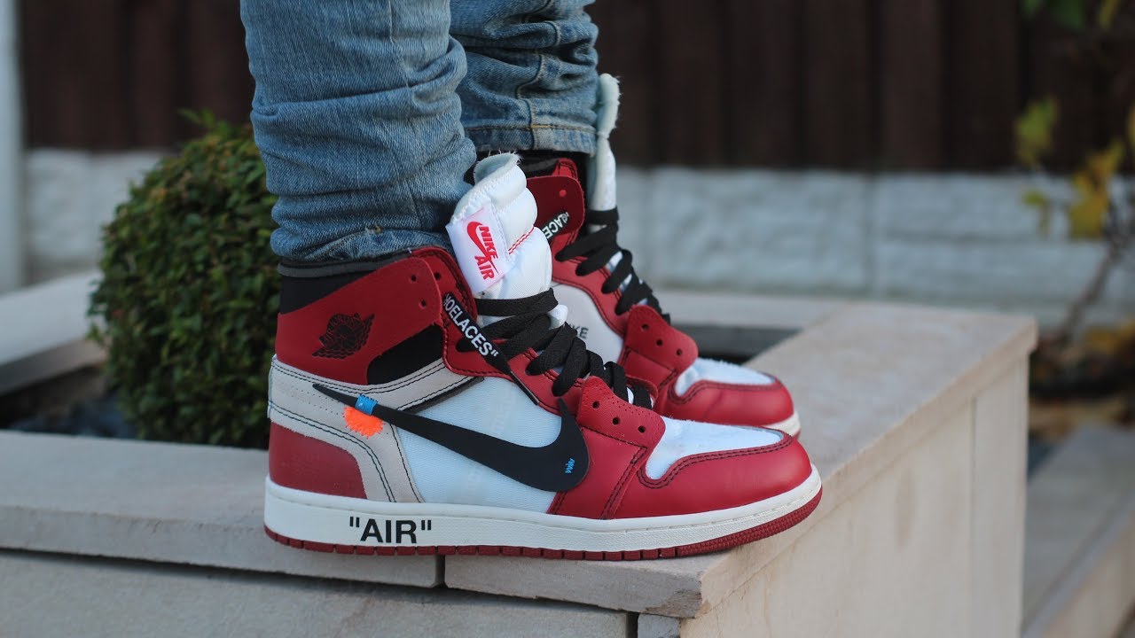 Off White Jordan 1 - Review + On Foot - YouTube