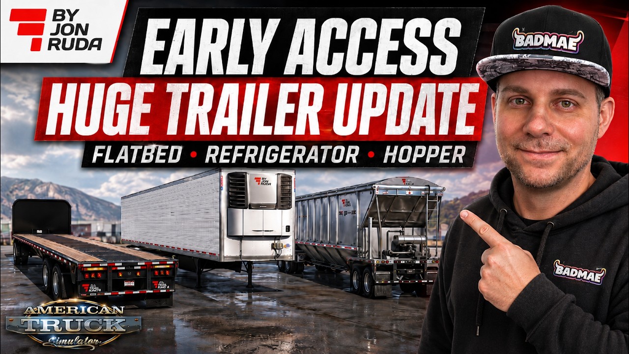 Jon Ruda’s USA Trailer Pack Update Is HUGE! | Early Access Flatbed ...