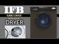 IFB Cloth Dryer Full Demo in Hindi ⚡PROGRAMS || FUNCTION || FEATURES || HOW TO USE || DETAILED